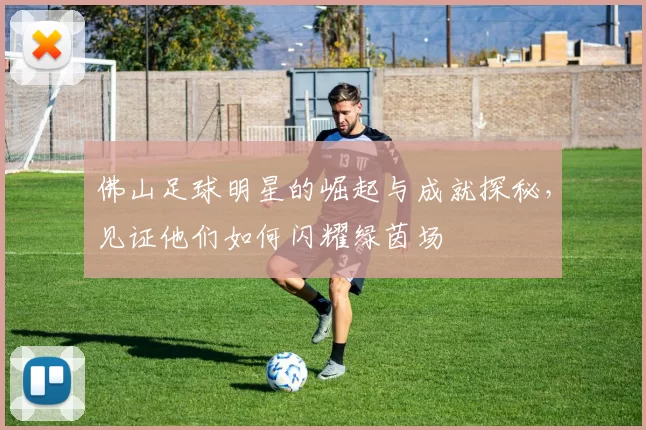 佛山足球明星的崛起与成就探秘，见证他们如何闪耀绿茵场