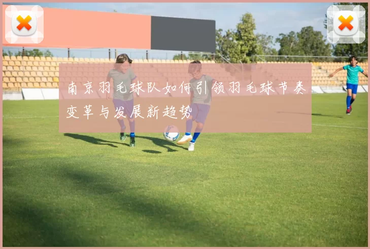 南京羽毛球队如何引领羽毛球节奏变革与发展新趋势